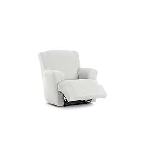EYSA Housse de canapé bi-élastique pour Fauteuil Relax inclinable Couleur Blanc Design Harlem