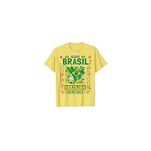 Drapeau du Br&eacute;sil pour enfants - Drapeau du Br&eacute;sil et du Br&eacute;sil T-Shirt