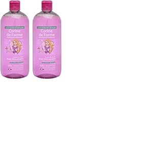 Corine de Farme - Bain Moussant Disney, Raiponce - Gel Douche Freesia pour Enfant d&egrave;s 3 Ans - Formulation Clean Beauty, Fabrication 100% Fran&ccedil;aise - 500 ml (Lot de 2)