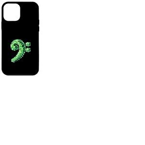 Cl&eacute; de Basse Pixel Style pour Bassiste Gamer Coque pour iPhone 12 Mini