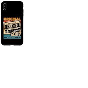 Original 2007 Vintage Anniversaire 18 Ans pour Hommes Femmes Coque pour iPhone XS Max