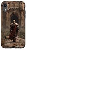 Ch&acirc;teau m&eacute;di&eacute;val et Art Chevalier Coque pour iPhone XR