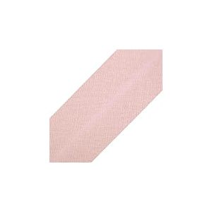 cyclingcolors 1x Biais Simple de Couture en Coton Largeur 30 mm Longueur 25 m Tissu création Coussin Panier décoration, Rose pâle