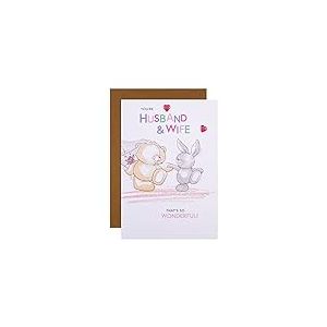 Hallmark Carte de mariage pour mari et femme - Motif Forever Friends