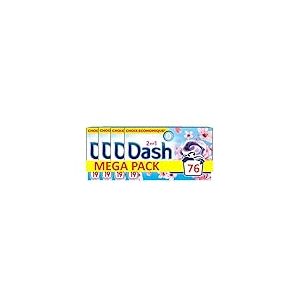 Dash 2in1 PODS, Lessive En Capsule, 19x4 Lavages, Fleurs de Cerisier et Eau de Rose, Avec l’adoucissant Lenor, Fabriquée En France