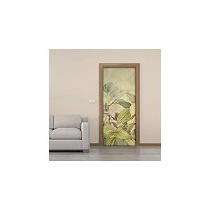 Stickers Porte Autocollants de porte en PVC, protection de porte adhésive, application facile et sans bulles, revêtements de porte intérieure 83 x 210 découpables et fabriqués en Italie