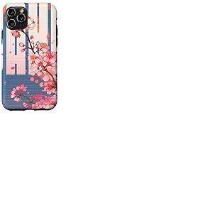 Sakura Japonaise Fleur Cerisier Vaporwave Harajuku Coque pour iPhone 11 Pro