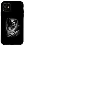 Papillon Chien Jouant Clavier Joueur Piano Amoureux des chiens Coque pour iPhone 11