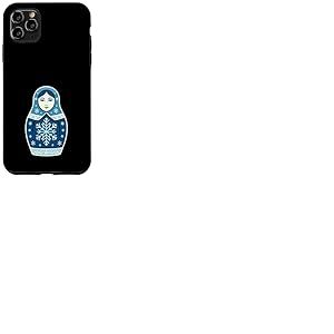 Matriochka Poupée Russe en Bois empilable Coque pour iPhone 11 Pro Max