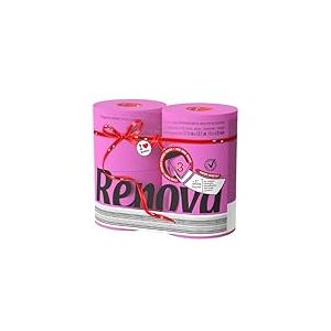 Renova Lot de 5 x 4 rouleaux de papier toilette fuchsia