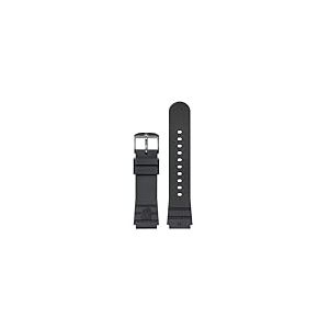 Luminox FPX.3000.21H.2.K Bracelet de montre - 21 mm Noir Bracelet de rechange en caoutchouc avec boucle ardillon en acier inoxydable pour 3000 3001 - Noir/Gris - Moderne, noir/gris, Moderne