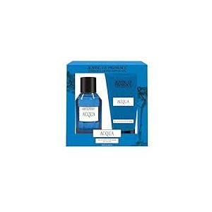 JEANNE EN PROVENCE - Coffret Cadeau pour Homme - Acqua - Eau de toilette 100 ml + Gel douche intégral 150 ml - Parfum Musc Santal - Fabriqué et conditionné en France à Grasse