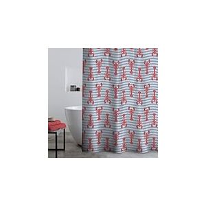 Catherine Lansfield Rideau de Douche Homard Rouge 180 x 180 cm