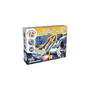 Science4you Super Lance Roquettes pour Enfants - Fusée Jouet avec 13 Expériences Scientifiques pour Enfants: Fusée Bouteille, Kit Fusées à Eau - Jeu de Exterieur Enfant, Jeux Scientifiques +8 Ans