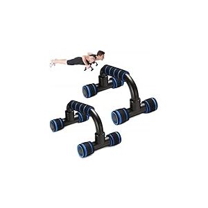 PARENCE - Poign&eacute;es de Pompes Antid&eacute;rapantes &ndash; 2 Barres Push-Up Ergonomiques pour Entra&icirc;nement &agrave; Domicile &ndash; Stable et Robuste &ndash; Charge 200 kg &ndash; Poign&eacute;es Confort Mousse &ndash; Fitness, Musculation