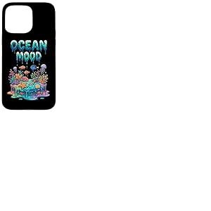 Humeur Oc&eacute;anique Color&eacute;e R&eacute;cif Corallien Vie sous-Marine Coque pour iPhone 15 Pro Max