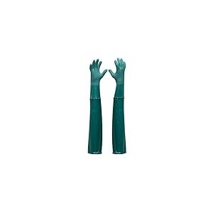 Gebol Nymphea | 1 paire | Taille M (taille 8) | Gants de jardin pour étang et piscine | Imperméable avec manchette extra longue | Gant de protection chimique avec meilleure sécurité de préhension |
