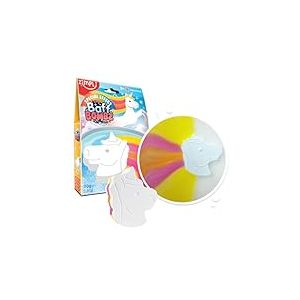 Grande bombe de bain licorne de Zimpli Kids, crée magiquement un effet spécial multicolore, cadeau d'anniversaire licorne pour les filles, jouet de bain en argent de poche