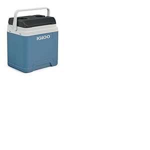 Igloo IP27 Glacière Passive 27 L, glacière Bleue, glacière pour Loisirs, Travail et Camping