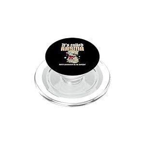Il s'appelle Karma (déclaration Amusante et Graphique de Chat) PopSockets PopGrip pour MagSafe