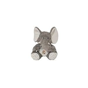 CyP Brands Real Madrid Poupée en Peluche éléphant Gris 25 cm Produit Officiel