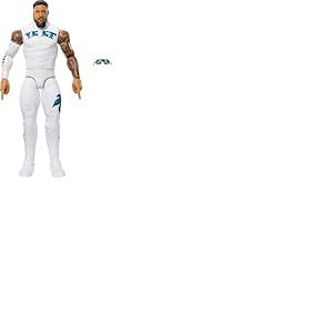 Mattel Mattel WWE Figurine articulée Main Event Jey USO de 15 cm à Collectionner, n° 161, 14 Points d’Articulation et Look réaliste, JHH87