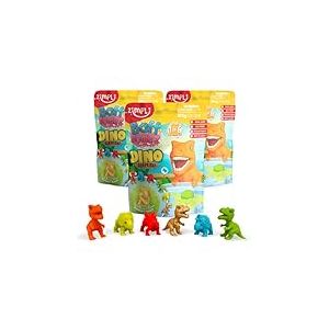 3 bombes de bain surprise Dino de Zimpli Kids, 6 jouets dinosaures à collectionner, jouets de bain moussant pour Noël, pour remplir les bas de Noël, cadeau de Noël, jouet en argent de poche