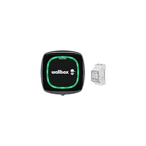 Wallbox Pulsar Plus Chargeur Solaire pour véhicule électrique 7,4 KW 5 m Type 2 WiFi Bluetooth OCPP Intérieur Extérieur Noir + Power Boost monophasé
