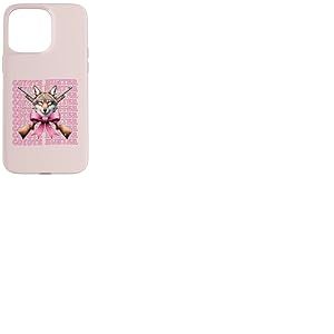 Ruban Rose Coyote Chasseur Coyote, Coquette Coque pour iPhone 15 Pro Max