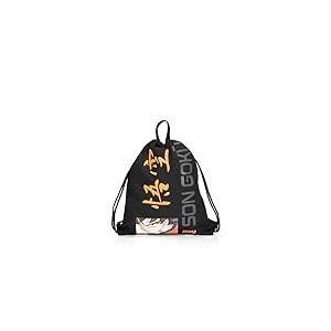 DRAGON BALL - Sac &agrave; cordon officiel Dragon Ball, compact et polyvalent, dos avec poche ferm&eacute;e avec fermeture &eacute;clair, id&eacute;al pour salle de sport, &eacute;cole, voyage, porte-go&ucirc;ter, id&eacute;e cadeau enfants, 34 x