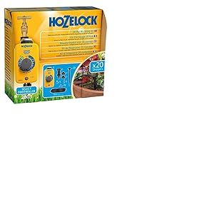 HOZELOCK - Kit d'Arrosage Goutte-à-Goutte pour 20 Pots : Système Autonome Complet avec son Programmateur Select Controller, Idéal pour Plantes en Pot, Arrosage Précis et Économe en Eau [2803 0000]