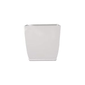 The HC Companies ASP06000P80 Pot de Fleurs carré Blanc Brillant 15,2 cm