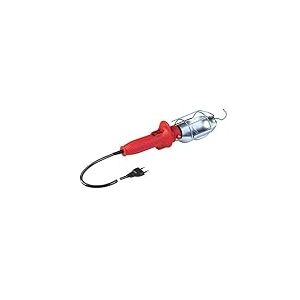 POLY POOL - PP0049 Support de lampe de travail portable - Support de lampe avec éclairage puissant et polyvalent pour le garage, la cave, l'atelier et la cour - 5m de câble de support de lampe