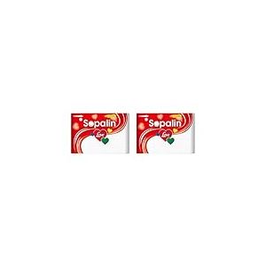 Sopalin Love – 6 Rouleaux de Essuie-tout cuisine, Décoré, Texture en forme de cœur, Blanc