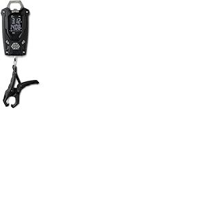Rapala, Peson Digital &agrave; Contraste &Eacute;lev&eacute; RHCDS50, Mat&eacute;riel de P&ecirc;che Pr&eacute;cis, &Eacute;cran LCD Haute Visibilit&eacute;, Capacit&eacute; 50kg, Id&eacute;al pour P&ecirc;cheurs Professionnels et Amateurs, Noir