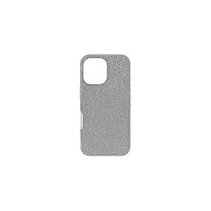 Swarovski Coque High pour iPhone, Cristaux argent&eacute;s Scintillants, Compatible avec Les chargeurs Apple Officiels, &eacute;tui de Protection raffin&eacute;, Compatible avec iPhone 17, Ton argent&eacute;