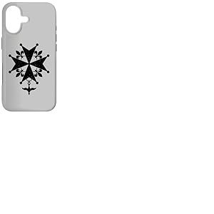 Croix huguenote fran&ccedil;aise protectrice Symbole calvinisme Coque pour iPhone 17