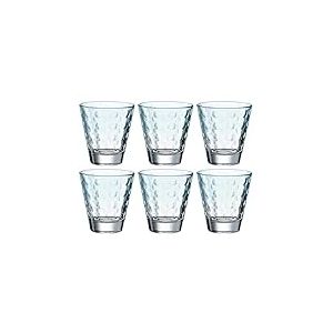 Leonardo Optic 025895 Lot de 6 verres à eau, lavables au lave-vaisselle, en verre coloré, couleur menthe, 215 ml