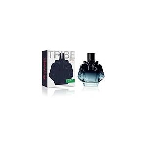 United Colors of Benetton We Are Tribe Intense Eau de Parfum pour Homme - Longue Dur&eacute;e - Parfum jeune, moderne et intense - Notes lavande, bois&eacute;es, ambre et fruit&eacute;es - Id&eacute;al pour la journ&eacute;e - 90 ml
