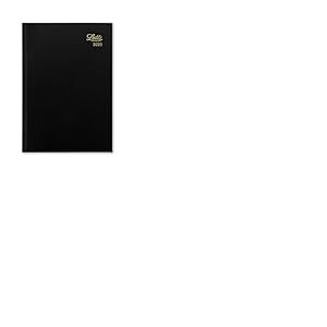 Letts of London Agenda semainier 2025 standard A5 – Noir