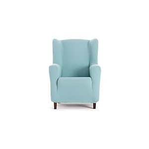 Eysa Housse de Fauteuil bi-élastique pour bergère Couleur Eau de mer Design Harlem
