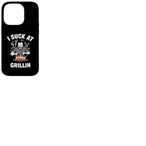 Funny BBQ Fail Burn The Food 4 juillet Grillin Grilling Men Coque pour iPhone 14 Pro