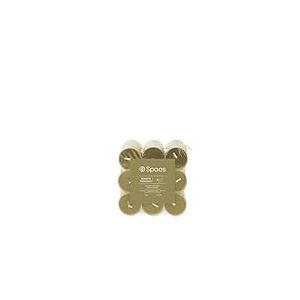 Spaas Lot de 18 éclairages parfumés 4,5 h, reflets romantiques, Vert Olive