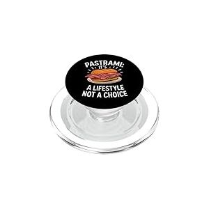 Pastrami on Rye Sandwich Lover Gourmet Sandwich Enthusiast PopSockets PopGrip pour MagSafe