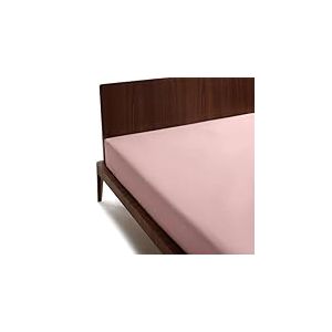 GUZZINI Classic - Drap Housse 175x200 Coton Percalle 100% Certifié OekoTex Frais Respirant, Surmatelas 2 Personnes 1 Pièce, Draps Housses Protège Matelas Haut 30cm et Angles Élastiques, Dessus de Lits