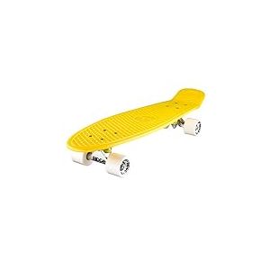 Ridge Big Brother Retro 27 Mini cruiser skateboard complet Jaune/Blanc - 69 cm