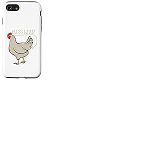 Guess What Chicken Farm Pet Chick Eggs Kids Mens Women Coque pour iPhone SE (2020) / 7/8