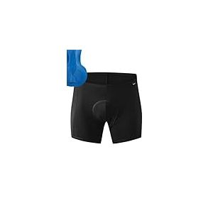 Gonso Sitivo U M, Sous-v&ecirc;tement cycliste pour homme, S'adapte sous tous les shorts de v&eacute;lo, Collant avec peau de chamois Sitivo avec &eacute;l&eacute;ments Poron, Coupe ajust&eacute;e, Noir/bleu, XL