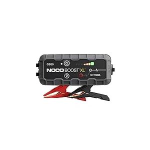 NOCO Boost XL GB50 1500A 12V Booster Batterie Voiture Lithium UltraSafe, Chargeur Batterie Portable USB et Câbles de Démarrage pour Moteurs à Essence Jusqu'à 7,0L et Moteurs Diesel Jusqu'à 4,5L