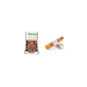 WAGO 221 Lot de 75 connecteurs de câble dans une boîte refermable avec levier 221-412, 221-413, 221-415 & Borne à levier WAGO pour tous types de conducteur - 2 x 4 mm² en ligne - 60 pièces - 221-2411